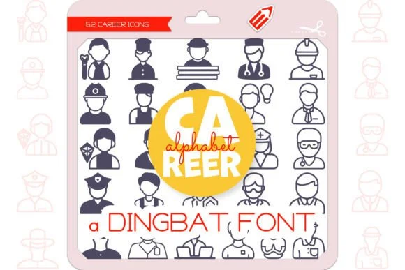 Career Alphabet by WADLEN — Dingbats Font