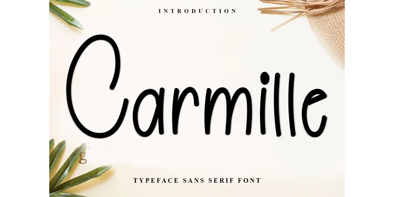 Carmille Font by FreshTypeINK — Sans Serif Font