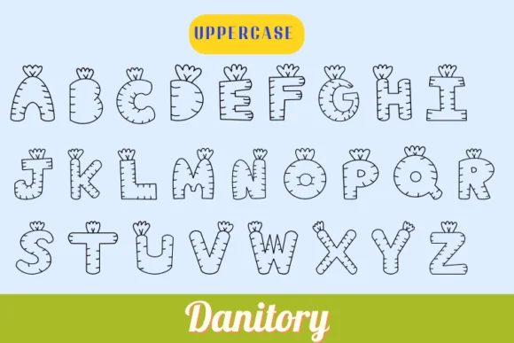 Carrot by danita.kukkai — Dingbats Font — thumbnail 2