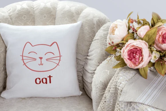 Cat Face Doodle by Ketsarin — Dingbats Font — thumbnail 7