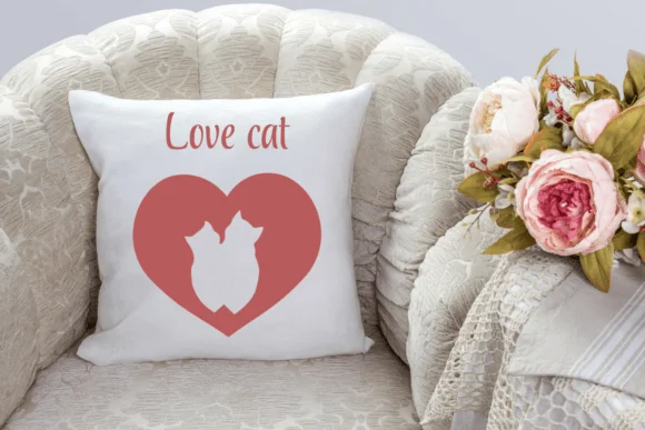 Cat in Heart by Nongyao — Dingbats Font — thumbnail 5