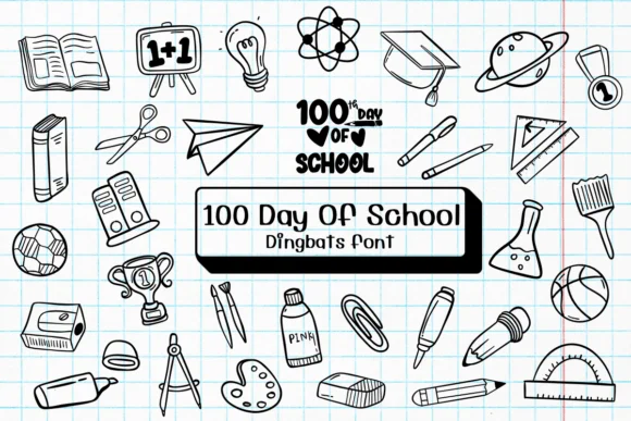 Cat Line Art by Ketsarin — Dingbats Font — thumbnail 8