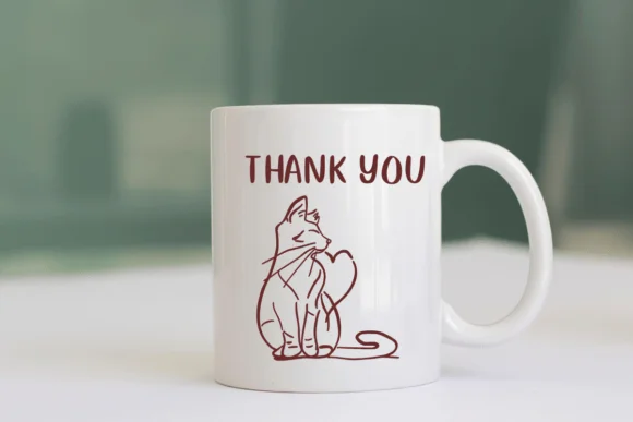 Cat Line Art by Nongyao — Dingbats Font — thumbnail 7