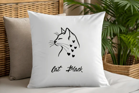 Cat Line Drawing by Heartcraft Atelier — Dingbats Font — thumbnail 5
