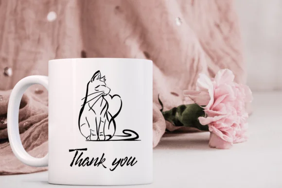 Cat Line Drawing by Heartcraft Atelier — Dingbats Font — thumbnail 7