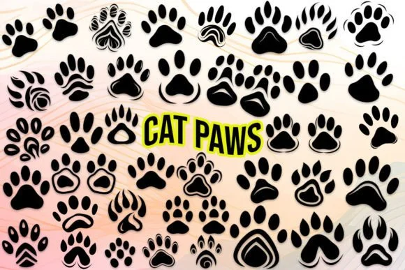 Cat Paws by MOMAT THIRTYONE — Dingbats Font