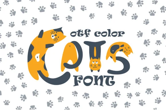 Cats by KDP Effortless Profits — Color Fonts Font
