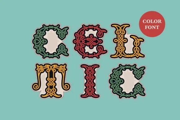 Celtic Nova by kaer_cf — Color Fonts Font