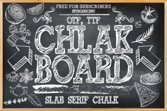 Chalkboard by Minimalistartstudio — Slab Serif Font