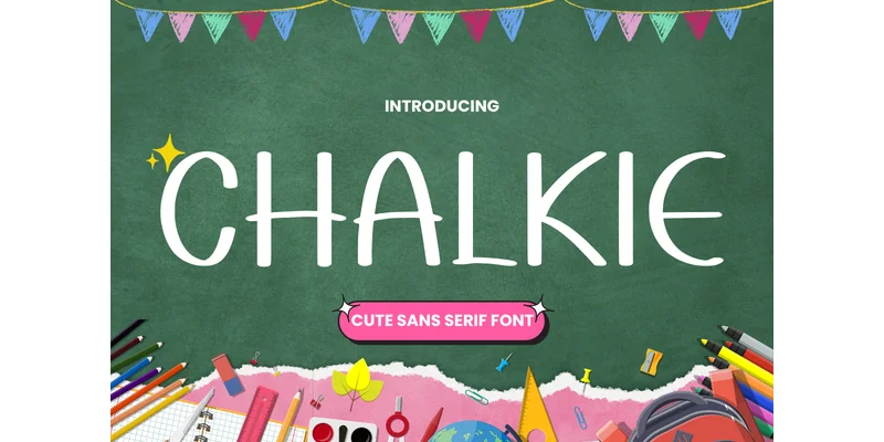 Chalkie Font by Letterayu — Sans Serif Font