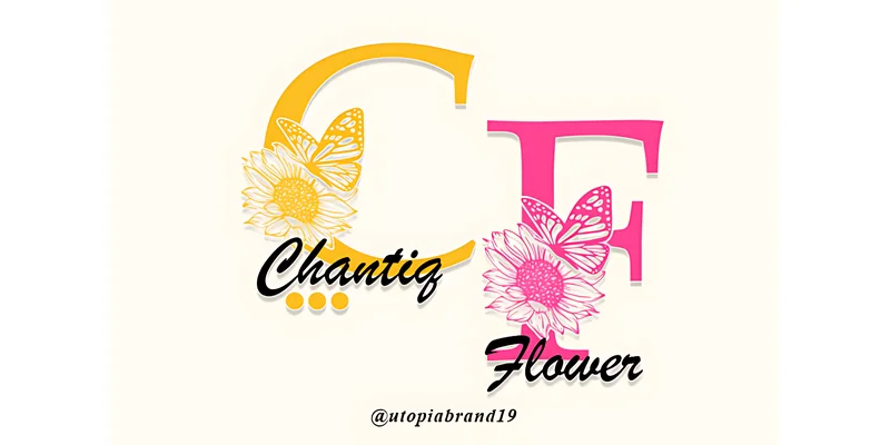 Chantiq Flower Monogram Font by utopiabrand19 by utopiabrand19 — Decorative Font