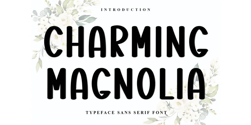 Charming Magnolia Font by FreshTypeINK — Sans Serif Font
