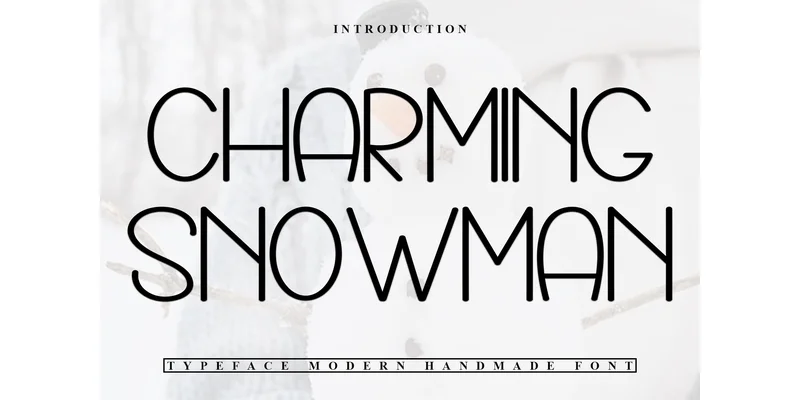 Charming Snowman Font by Inermedia STUDIO — Sans Serif Font