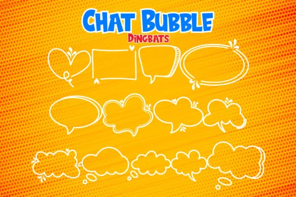 Chat Bubble by Letterayu — Dingbats Font