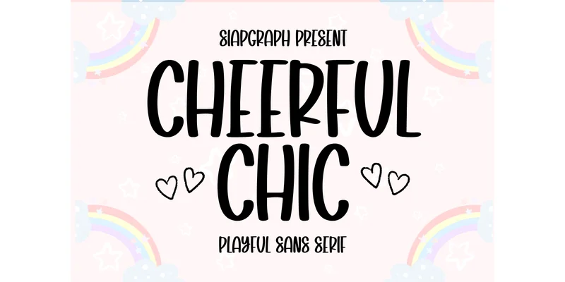 Cheerful Chic Font by SiapGraph — Sans Serif Font