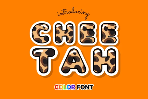 Cheetah by JUSTTYPE — Color Fonts Font