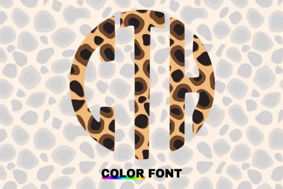 Cheetah Circle by WADLEN — Color Fonts Font