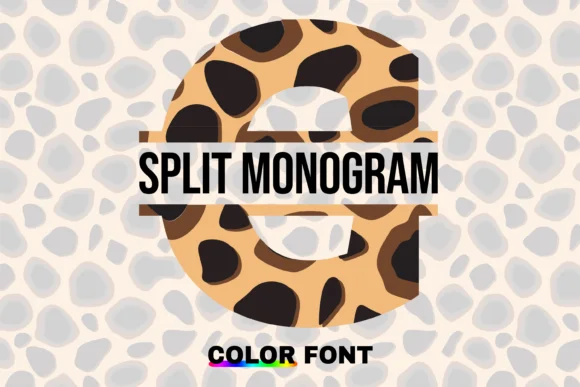 Cheetah Split by WADLEN — Color Fonts Font