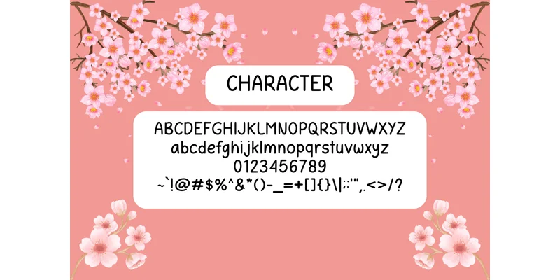 Cherry Blossom Font by CraftedType Studio — Sans Serif Font — thumbnail 3