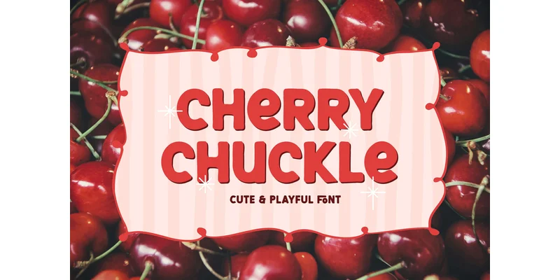 Cherry Chuckle Font by imoodev — Sans Serif Font