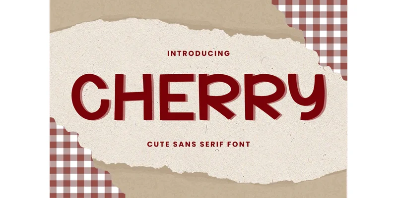 Cherry Font by Letterayu — Sans Serif Font