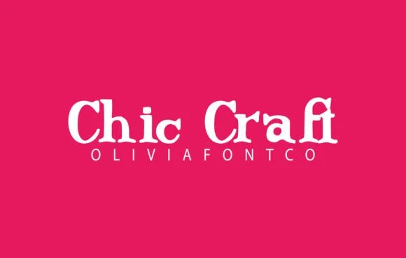 Chic Craft by OliviaFontCo — Slab Serif Font