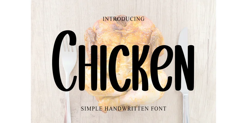 Chicken Font by PiPi Creative by PiPi Creative — Serif Font