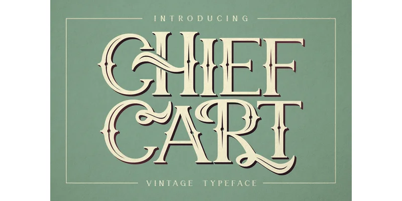 Chief Cart Font by Maulana Creative by Maulana Creative — Blackletter Font