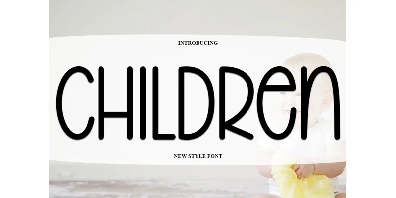 Children Font by PAYJHOshop — Sans Serif Font