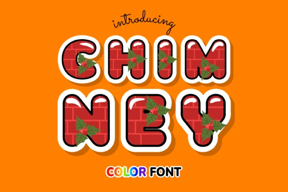 Chimney by JUSTTYPE — Color Fonts Font