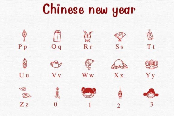 Chinese New Year by Nongyao — Dingbats Font — thumbnail 3