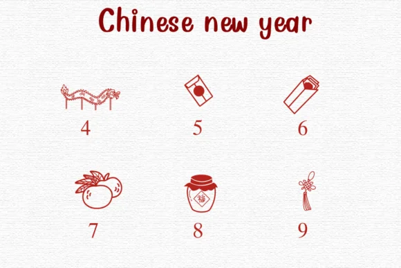 Chinese New Year by Nongyao — Dingbats Font — thumbnail 4