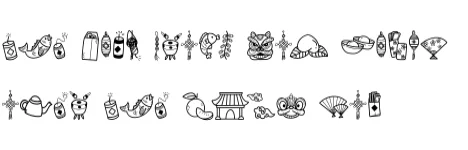 Chinese New Year by Nongyao — Dingbats Font — thumbnail 8