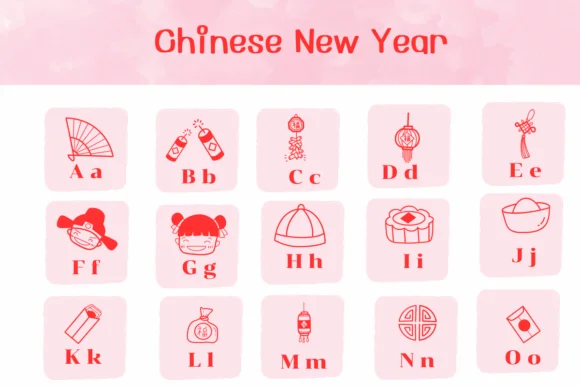 Chinese New Year by Ketsarin — Dingbats Font — thumbnail 2