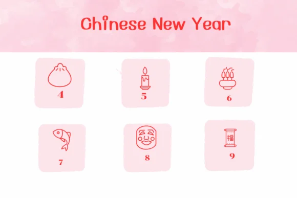 Chinese New Year by Ketsarin — Dingbats Font — thumbnail 4