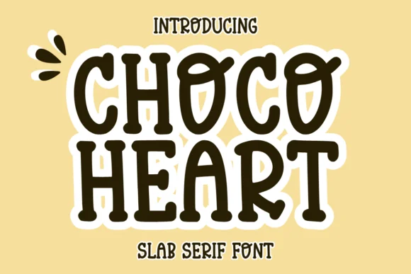 Choco Heart by CraftedType Studio — Slab Serif Font