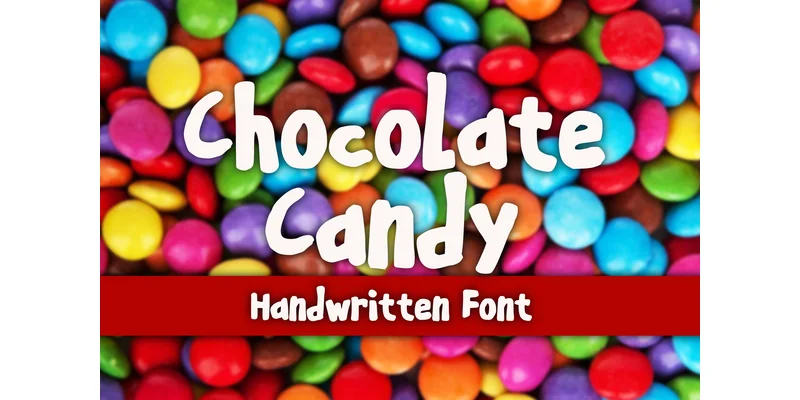 Chocolate Candy Font by MVMET — Sans Serif Font