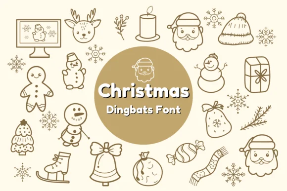 Christmas by Nun Sukhwan — Dingbats Font