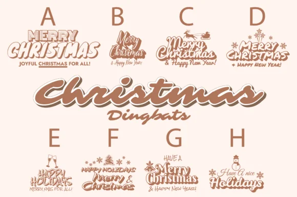 Christmas by Minimalistartstudio — Dingbats Font