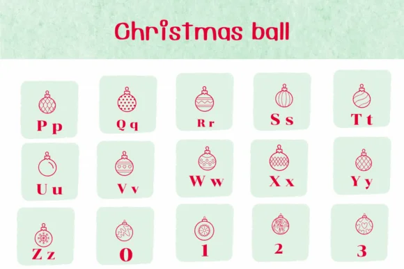 Christmas Ball by Ketsarin — Dingbats Font — thumbnail 3