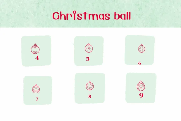 Christmas Ball by Ketsarin — Dingbats Font — thumbnail 4