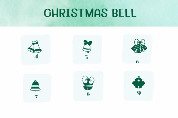 Christmas Bell by Ketsarin — Dingbats Font — thumbnail 4