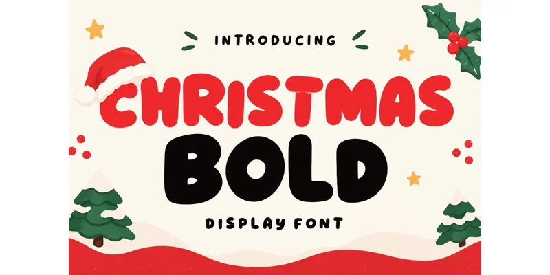 Christmas Bold Font by WNIdesign — Display Font