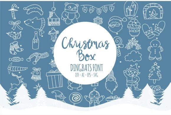 Christmas Box by edywiyonopp — Dingbats Font