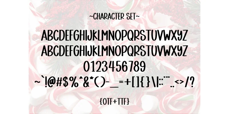 Christmas Candy Font by SiapGraph — Sans Serif Font — thumbnail 3