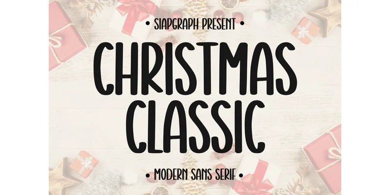 Christmas Classic Font by SiapGraph — Sans Serif Font