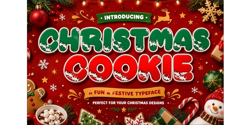 Christmas Cookie Font by creativelabstd โ Display Font