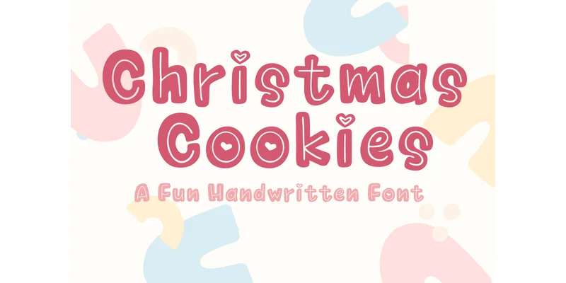 Christmas Cookies Font by GetjiArts — Display Font
