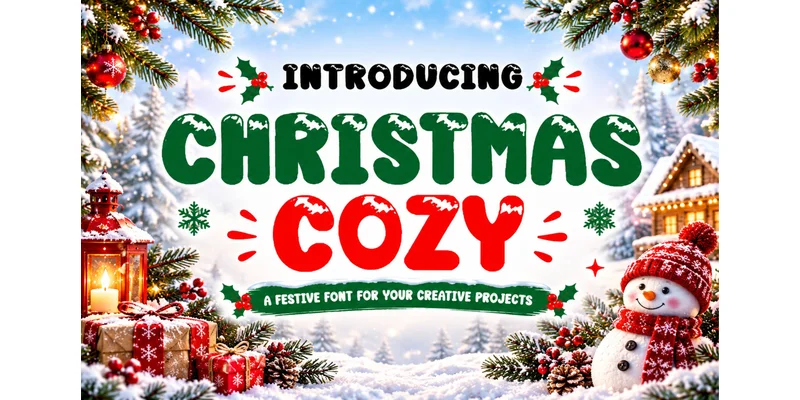 Christmas Cozy Font by creativelabstd โ Display Font