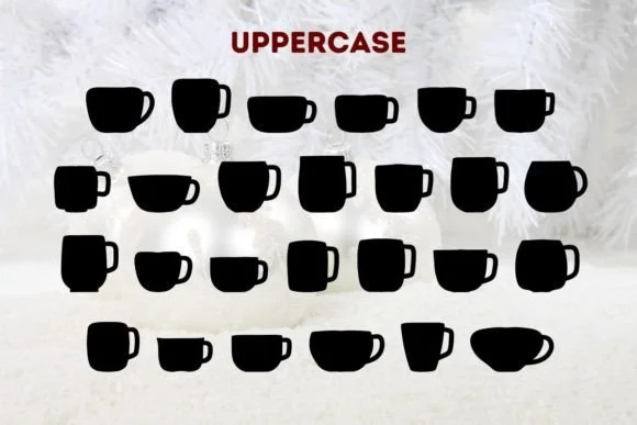 Christmas Cup by Eystore — Dingbats Font — thumbnail 2